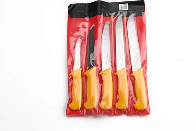 Produktbild von Shov Metzgermesser Küchenmesser Schlachtermesser Stechmesser Messer 5 teilig Edelstahl Rostfrei Profiqualität