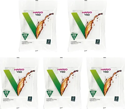 Produktbild von HARIO Papierkaffeefilter Gr.03 (500Stk.) VCF-03-100W