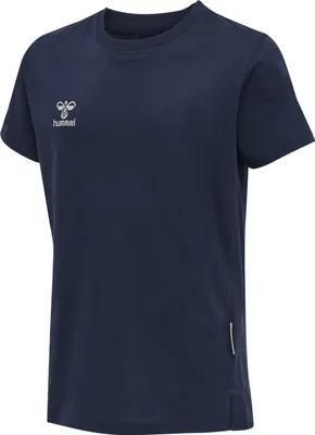 Produktbild von hummel hmlMOVE GRID Baumwolle T-SHIRT S/S KID - MARINE - 164