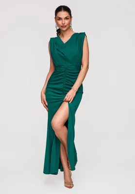 Produktbild von LARICA Maxikleid Abendkleid Figurbetont Elegant LA-OM-DLR343 green S