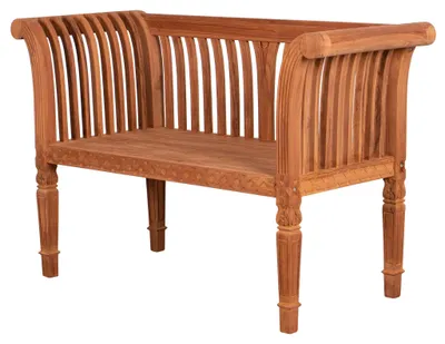 Produktbild von Teakholz Gartenbank - bene living - Newport 120 cm