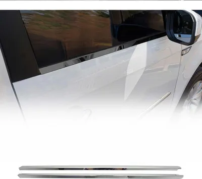 Zdjęcie produktu dla Listwy okienne do VW Caddy 2015-2020 stal nierdzewna ciemna 2szt