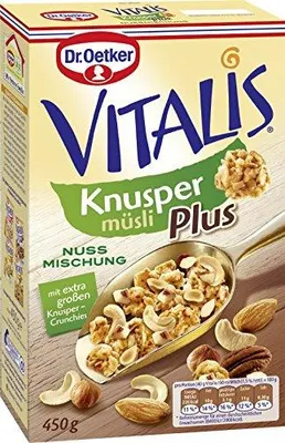 Produktbild von Dr. Oetker Vitalis Knusper Plus Nussmischung 3er Pack