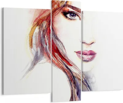 Produktbild von Bild auf Leinwand - Leinwandbild - Dame perfekt Kleid Eleganz - 95x80cm - Wand Bild - Wanddeko - Leinwanddruck - Bilder - Kunstdruck - Wanddekoration - Leinwand bilder - Wandkunst - CB95x80-3135