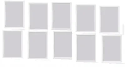 Produktbild von IKEA YLLEVAD Bilderrahmen 13x18cm Weiß Set