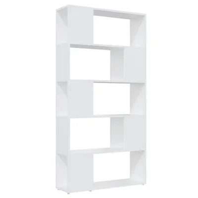 Zdjęcie produktu dla vidaXL Regał rozdzielający pokój biały 80x24x155 cm materiał drewnopochodny