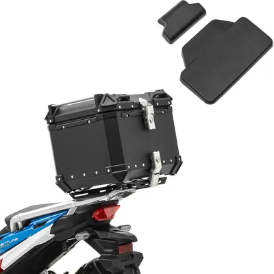 Produktbild von Set Motorrad Aluminium Topcase 45L + Sozius Rückenpolster # XB45 Alu T