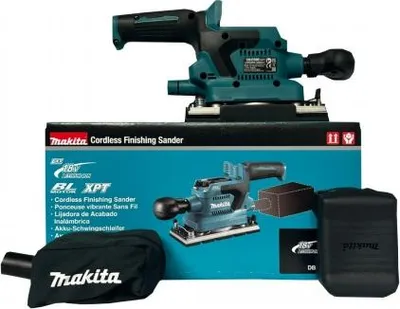 Produktbild von Makita DBO380Z, Schwarz, Blau, Akku, 18 V