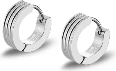 Produktbild von Lotus Style Herren Clapp-Creolen Edelstahl Männer Ohrringe LS2154-4/1