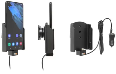 Produktbild von Brodit Gerätehalter 721245 mit Ladefunktion - für Smartphones - Samsung Galaxy S21+ 5G SM-G996B/SM-G996B/DS