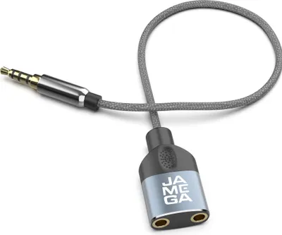 Produktbild von 3,5mm Klinken Splitter Klinke Adapter AUX Kopfhörer Klinkenkabel Audio Kabel