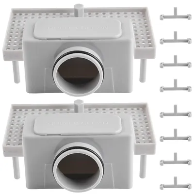 Produktbild von Solidchoice – Duschablauf mit Geruchsverschluss – Haarsieb für Duschablauf – Haarsieb – Duschablauf – Bodenablauf – 2 Stück – Ablaufgitter