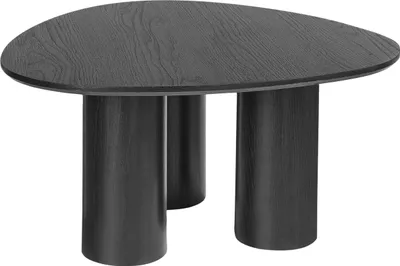 Produktbild von BELIANI Couchtisch Gold und Dunkelbraun Glasplatte mit Metallbeinen Ablage in Holzoptik Rund 80 cm Salon Wohnzimmer Diele Flur Bad Esszimmer
