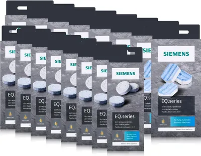 Produktbild von 8x Siemens EQ.series Pflegeset Entkalker TZ80002A & Reinigungstabletten TZ80001A