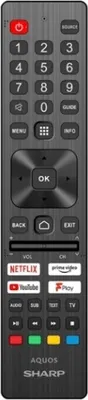 Produktbild von Originale Fernbedienung für Sharp TV SHW/RMC/0137N