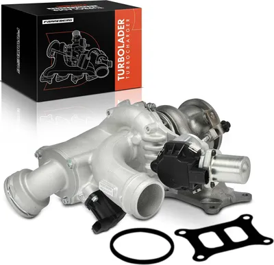 Imagen del producto de Turbocompresor de escape Frankberg, compatible con VW Jetta IV, modelos 162 y 163, con códigos AV2 y AV3, para motores de 1.8L, fabricado entre 2014 y 2017