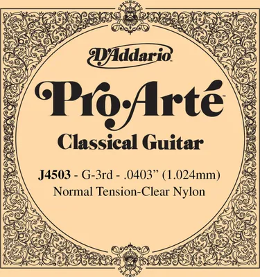 Zdjęcie produktu dla D'Addario J 4503 Pojedyncza struna do gitary