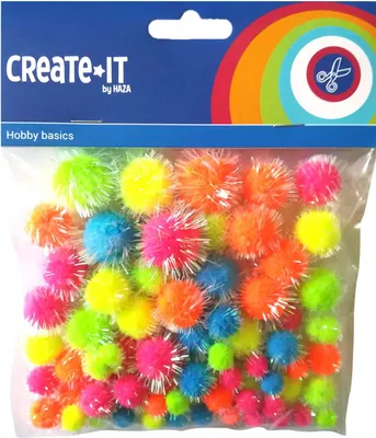 Immagine prodotto di Set per l'artigianato Create it - Glitter Neon Mix 75 pezzi