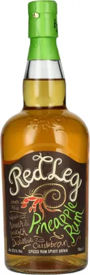 Produktbild von RedLeg Pineapple Spiced Rum 37,5% Vol. 0,7l