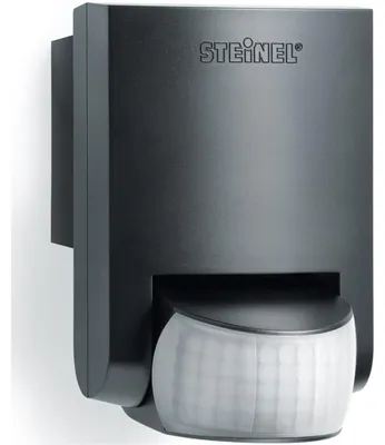 Zdjęcie produktu dla Czujnik ruchu Steinel IS 130-2 czarny, czujnik ruchu 130°, zasięg 12 m, do użytku wewnętrznego i zewnętrznego, IP54