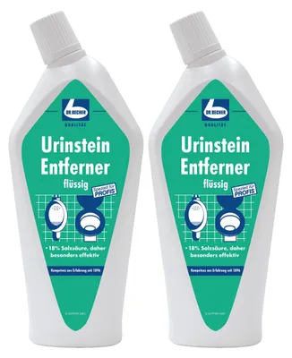 Produktbild von Dr. Becher Urinstein Entferner 750ml für Toiletten Urinale Bidets (2er Pack)