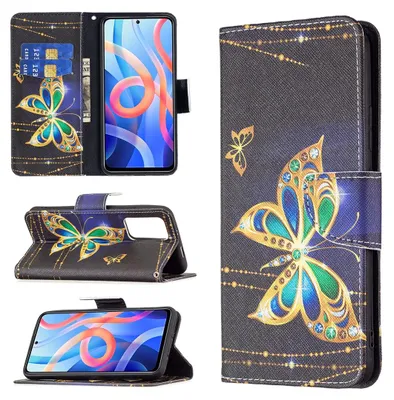 Obrázek produktu pro Pro Xiaomi Poco M4 Pro 5G Art Leather Mobile Phone Case Motif 3 Cover Case New