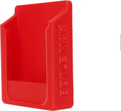Produktbild von botle Akkuhalter, Akkuhalterung kompatibel mit Makita Akkus Akku Wandhalterung kompatibel mit Qbrick Lagersystem Wandregal und Werkzeugkästen Aufhänger Akku-Aufbewahrungsgestell Akku-Dockhalterung Rot