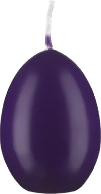Produktbild von Kopschitz Kerzen Eierkerzen Violett, 200 x 140 mm, 1 Stück