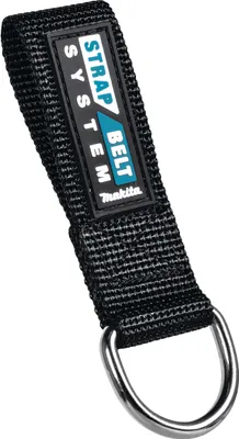 Produktbild von Makita Befestigungsschlaufe, Werkzeuggürtel, Schwarz, 200 g, 41 mm, 129 mm, 6 Stück(e)