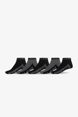 Produktbild von Globe BG Ankle Sock 5 Pack Black/Grey .