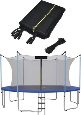 Productafbeelding van Vervangend Trampoline Veiligheidsnet voor Ronde Trampolines - Verschillende Maten