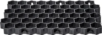 Obrázek produktu pro Podlahová mřížka – mřížka na trávník/stabilizace štěrku – parkoviště a příjezdová cesta – 60 x 40 x 4 cm – sada 24 kusů