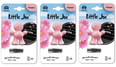 Produktbild von 3er Pack Little Joe Lufterfrischer fürs Auto zur Montage an jedem Lüftungsgitter +/-45 Tage Frische im Auto (Flower/rose)