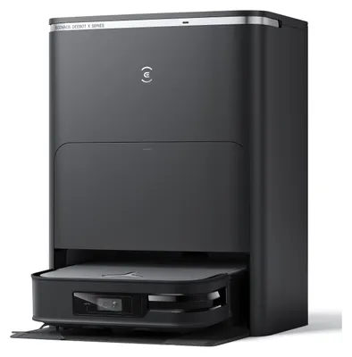 Produktbild von Ecovacs Deebot X2 Omni, Kombi, Schwarz, D-shape, Staubbeutel, 0,42 l, Ladend, Purification