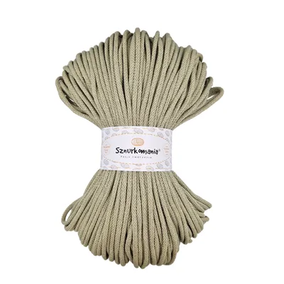 Produktbild von Baumwollkordel mit einem Kern 5mm 100m, Makrameegarn, Makrameekordel, Häkelkordel, Makrameekordel, Naturgarn, 5mm Kordel, geflochtene Baumwollkordel