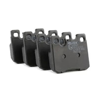 Produktbild von RIDEX 402B0647 Bremsbeläge Satz Hinten passend für MERCEDES-BENZ Stufenheck (W124) 190 (W201) C-Klasse Limousine (W202) S-Klasse Limousine (W126)
