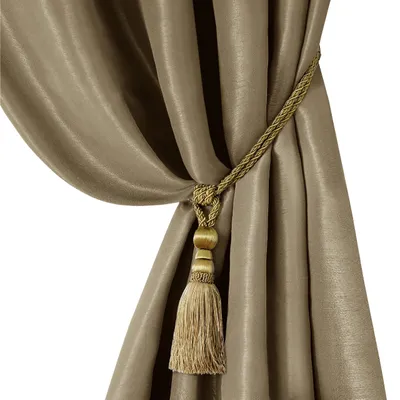 Produktbild von Elrene Home Fashions 026865902495 Quaste Raffhalter Seil Cord einzelnes Fenster