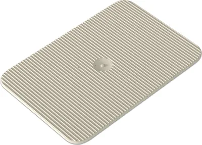 Produktbild von Unterlegplatten 60 x 40 mm 15 mm dick - weiß - 250 Stück - Kunststoff - Tragfähigkeit 5 Tonnen.
