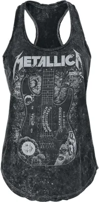 Produktbild von Metallica Top Damen Ouija Guitar schwarz Band-Merch, Bands 100% Baumwolle XL