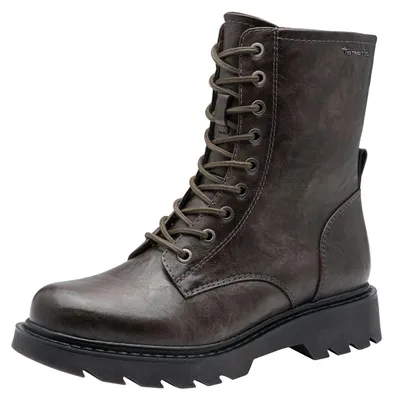 Image de Bottes en cuir marron pour femmes, marque Tamaris, taille 40