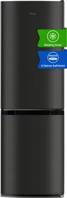 Produktbild von CHiQ FBM157 Kühl-Gefrier-Kombination, Low Frost, Kühlschrank 109L, Gefrierschrank 48L, Innenbeleuchtung, umstellbare Tür, freistehend, Schwarz