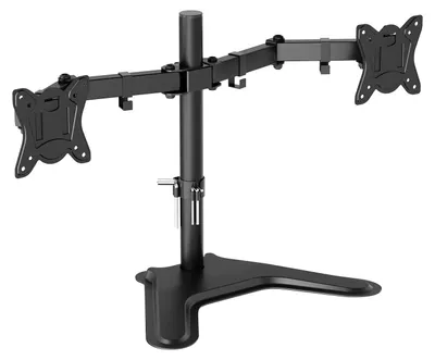 Produktbild von Halterung für 2 Monitore – Höhenverstellbar – bis 10 kg – VESA 75/100 mm