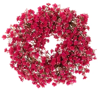 Produktbild von Blumenkranz Schleierkraut Dekoration für Tisch und Wand