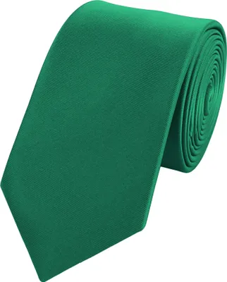 Produktbild von Fabio Farini - 1 Stück Einfarbige Herren Schlips - Unicolor Krawatten in 6cm Breite Schmal (6cm), Grün