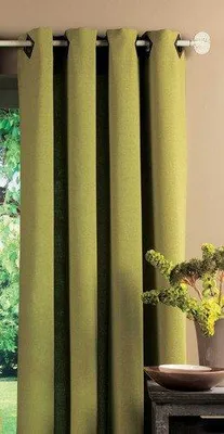 Produktbild von HomeMaison 851705 Vorhänge zum Verdunkeln, aus Polyester 135 x 260 cm, Bambus, 1