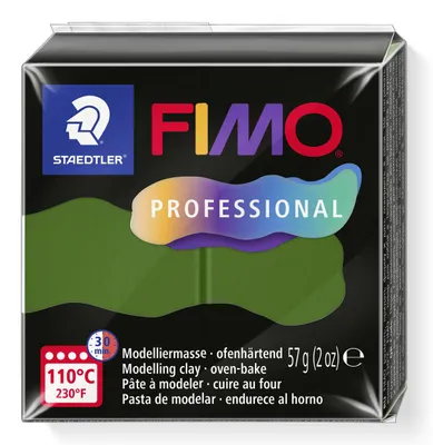 Immagine prodotto di FIMO 8040-57 Argilla da modellare FIMO PROFESSIONAL, indurimento a forno, verde foglia