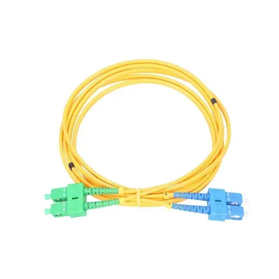 Obrázok produktu pre Extralink SC/UPC-SC/APC Patchcord PVC, Jednomodový, Duplex, G652D, 3mm, 1m