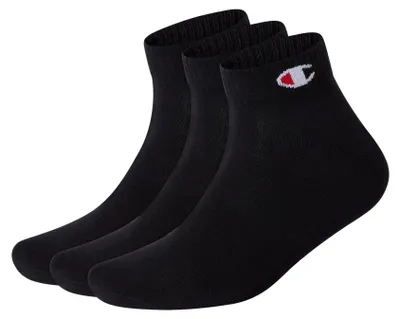 Produktbild von Champion Uni Basics 3pk Quarter Socken, Schwarz, 43-46 EU