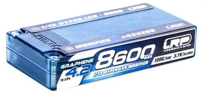 Imagen del producto de LRP Electronic 1/12 GRAPHENE-4.2, batería de 8600mAh y 3.7V, accesorio para modelismo