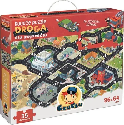 Produktbild von CZUCZU Riesiges Bodenpuzzle Stadt 35 Teile